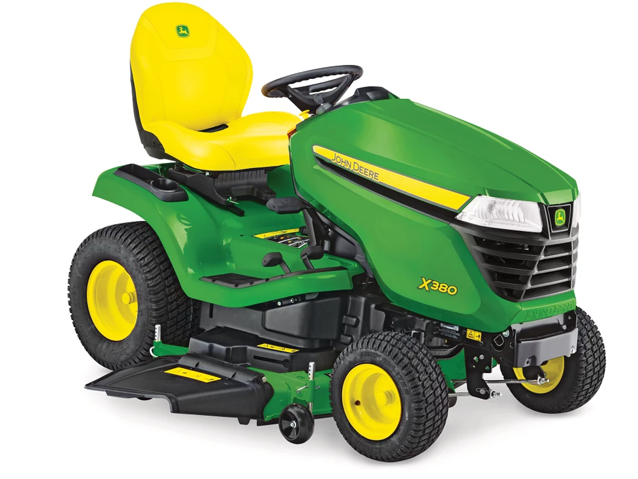 John Deere X380 Ride-on Lawnmower image 0
