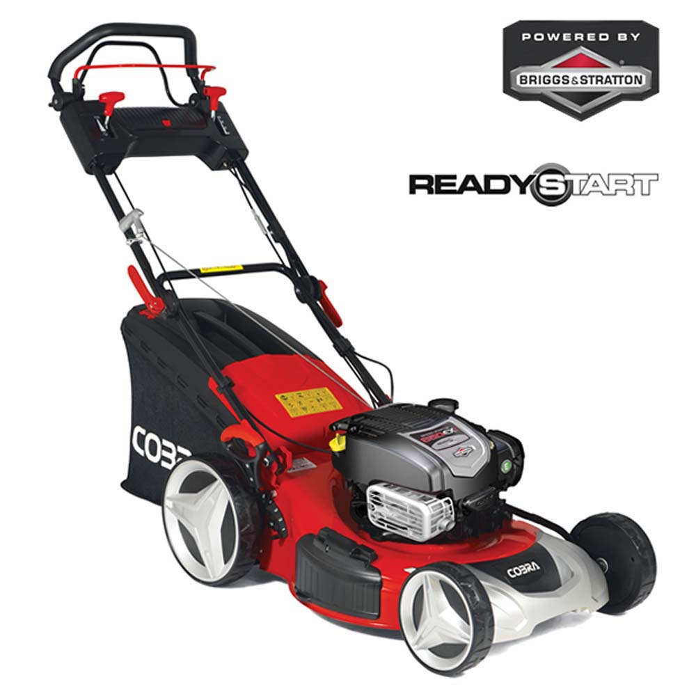 Cobra MX514SPB 20" 4-in-1 Petrol Lawnmower Briggs & Stratton Engine Self Propelled image 0