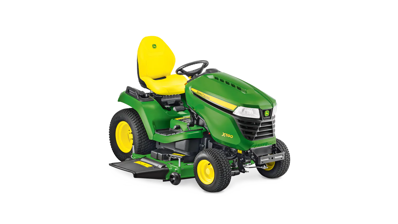 John Deere X590 Ride-on Lawnmower image 0