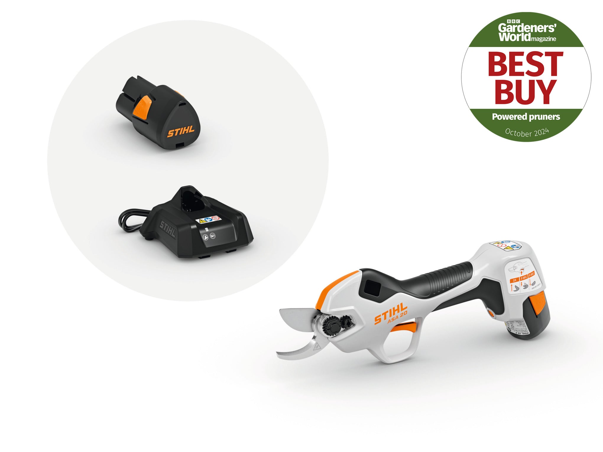 STIHL ASA 20 Cordless Secateurs Kit image 0