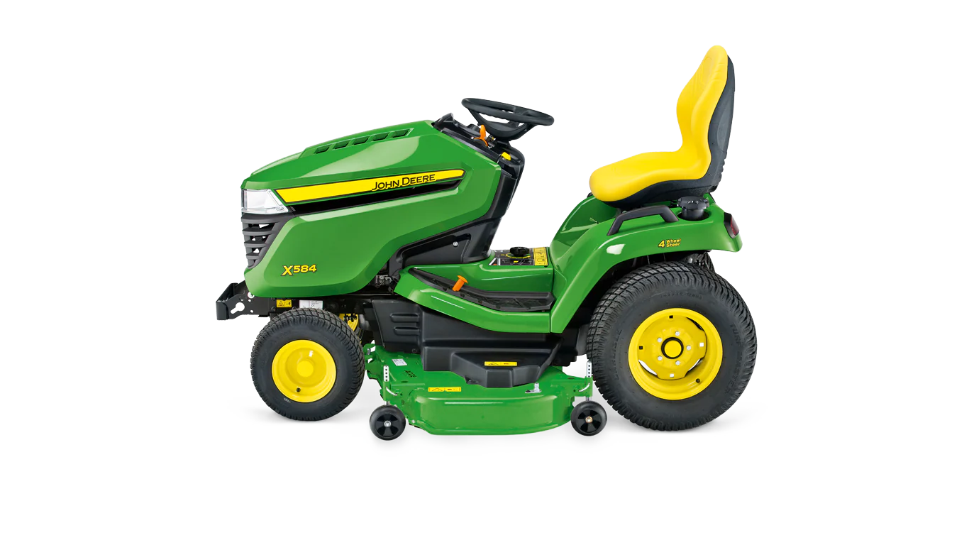 John Deere X584 Ride-on Lawnmower image 3