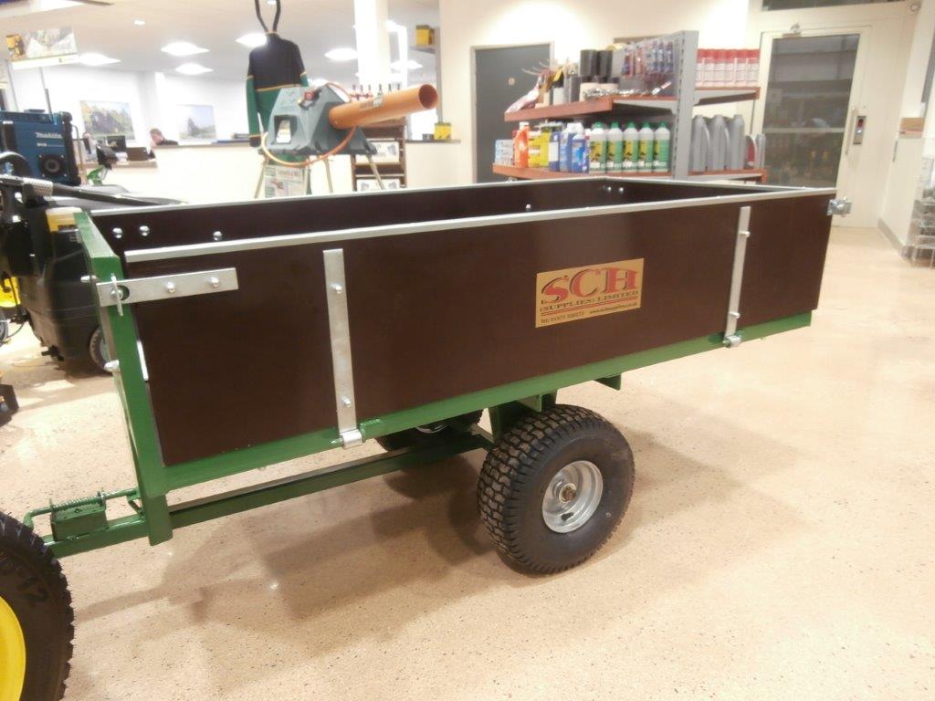 SCH GWTS10 500kg Two-Wheel Timber Tipping Trailer image 0