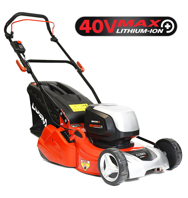 Cobra RM4340VX 17" 40V Max+ Cordless Rear Roller Lawnmower image 1