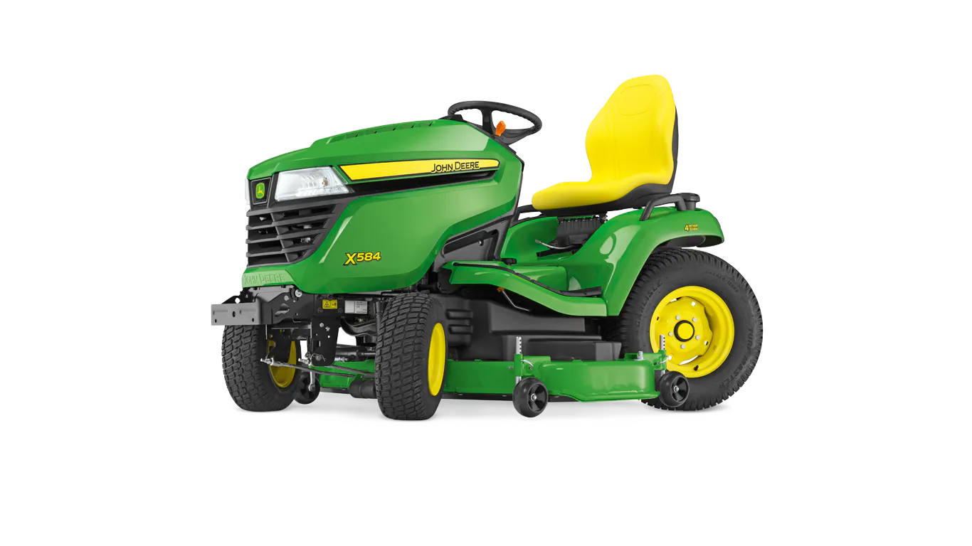 John Deere X584 Ride-on Lawnmower image 0