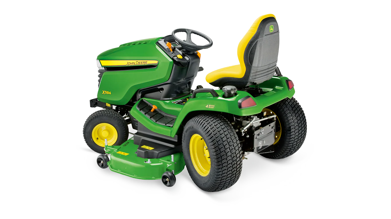 John Deere X584 Ride-on Lawnmower image 1