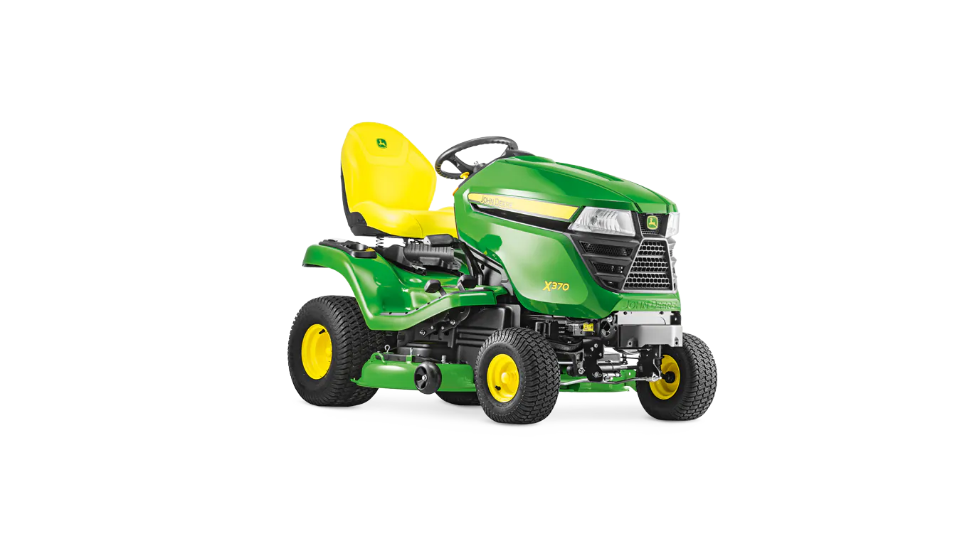 John Deere X370 Ride-on Lawnmower image 0
