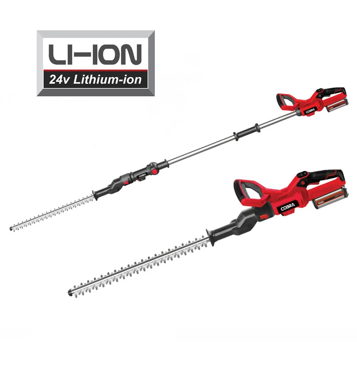Cobra HT50LRH24V 24v Cordless 2-in-1 Hedgetrimmer image 0