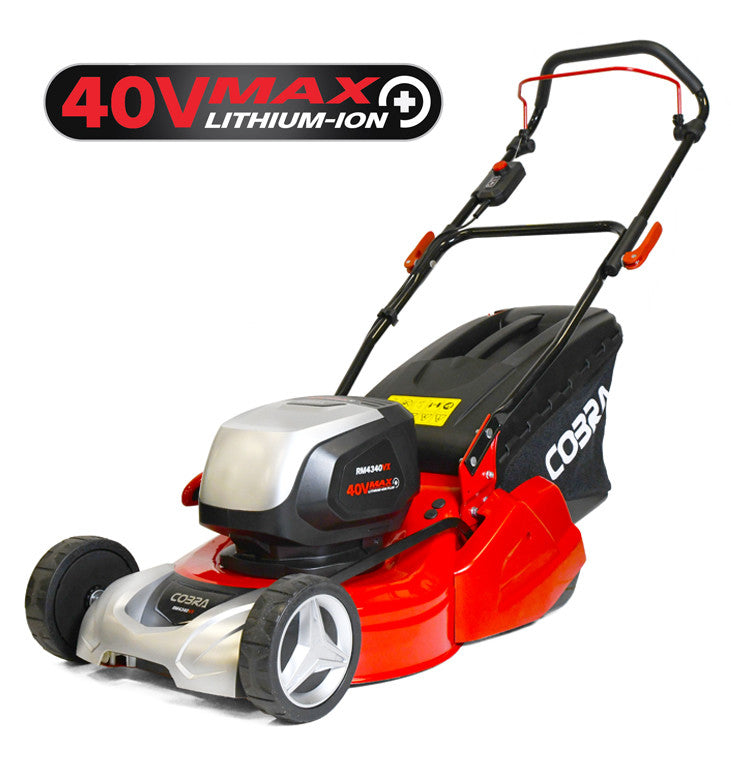 Cobra RM4340VX 17" 40V Max+ Cordless Rear Roller Lawnmower image 0