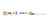 STIHL HLA 66 Cordless Long-Reach Hedge Trimmer Tool Only - Blade Length 50 cm / 20" image 2