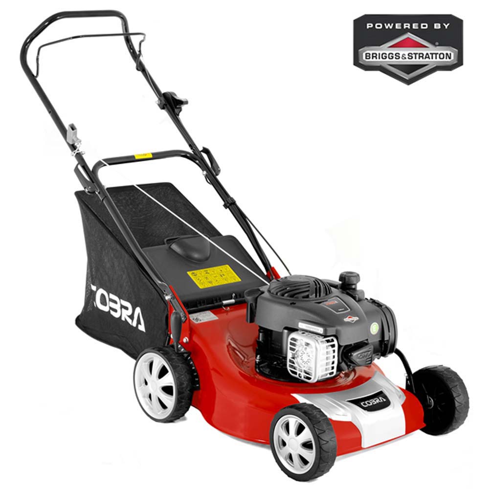Cobra M46B 18″ Petrol Lawnmower Briggs & Stratton Engine image 0