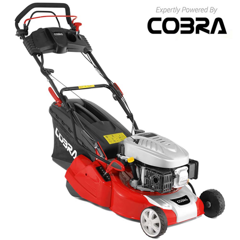 Cobra RM40SPCE 16″ Petrol Roller Lawnmower Self Propelled Electric Start image 0