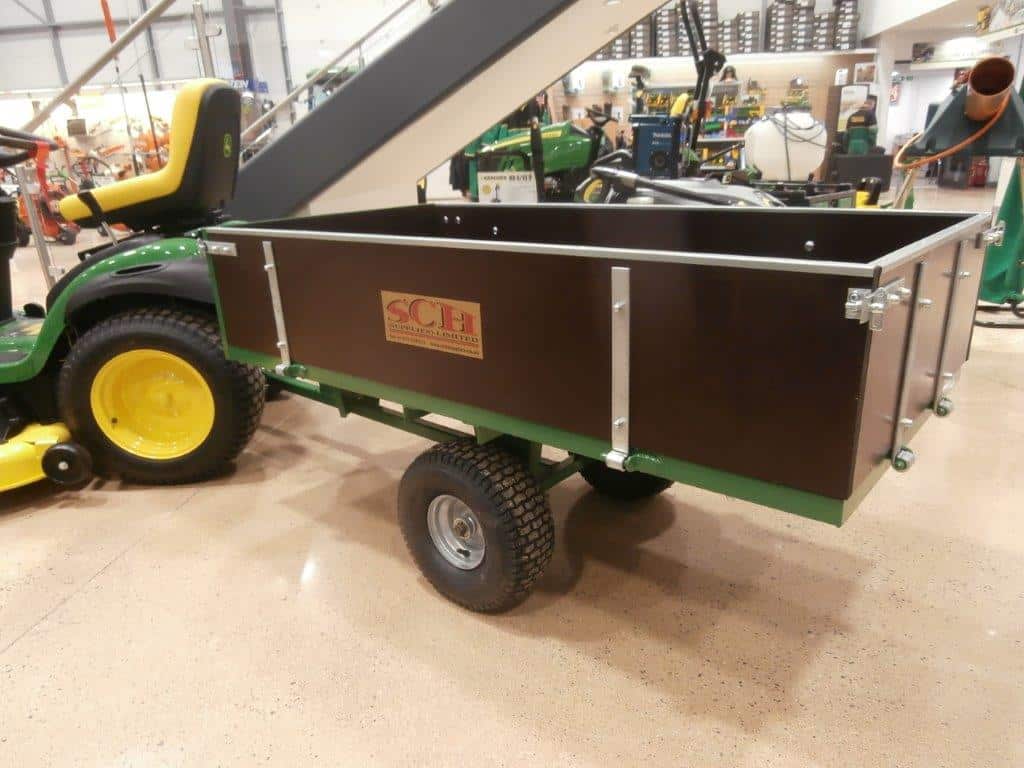 SCH GWTS10 500kg Two-Wheel Timber Tipping Trailer image 1