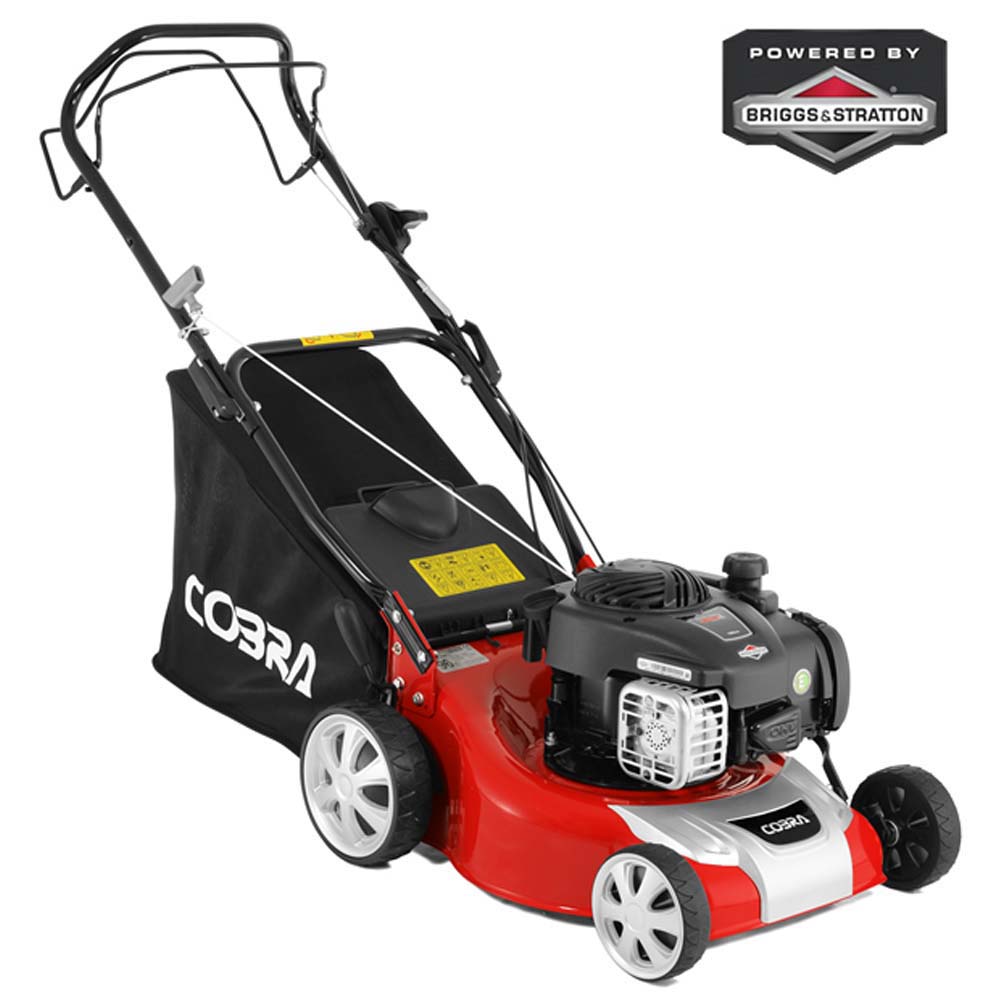 Cobra M40SPB 16″ Petrol Lawnmower Briggs & Stratton Engine Self Propelled image 0