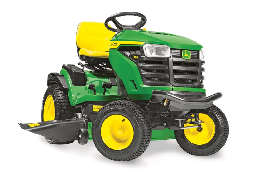 John Deere X167 Ride-on Lawnmower image 0