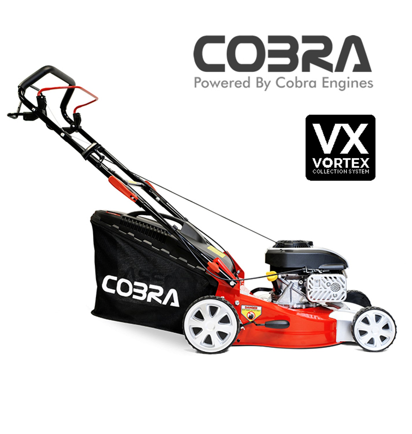 Cobra M40CVX 16" Cobra Powered Lawnmower with Vortex Airflow System image 3